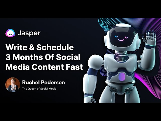 Write & Schedule Your Next 3 Months Of Social Media Content With Jasper (official)