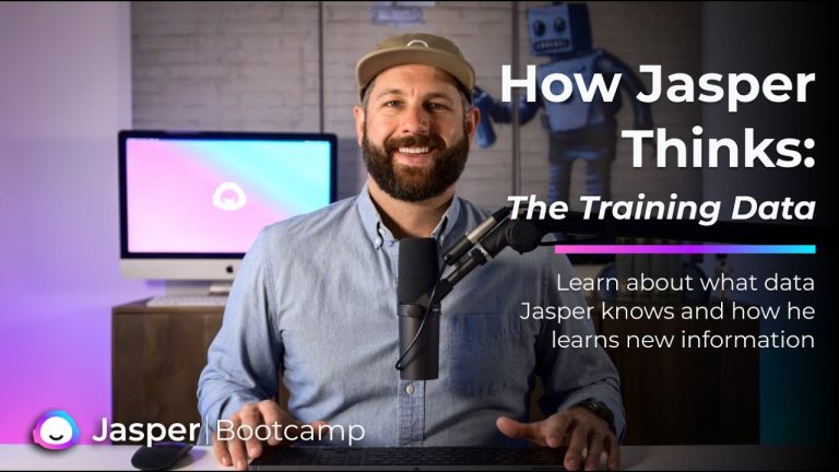 How Jasper Thinks – Bootcamp – The Training Data (official)