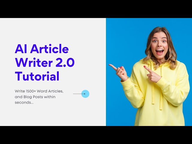 Write 1500+ Word Blog Post Every Second With Ai | Unlimited Articles No Plagiarism