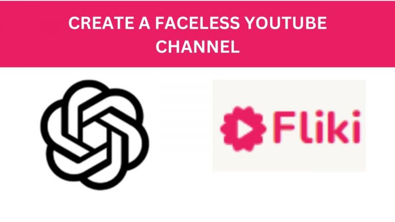 How to create a faceless YouTube Channel Using Chat GPT and Fliki