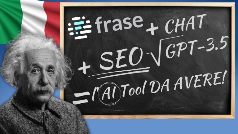 Frase AI (ora con CHAT e GPT-3.5). Crea Blog ottimizzati SEO nel 2023!