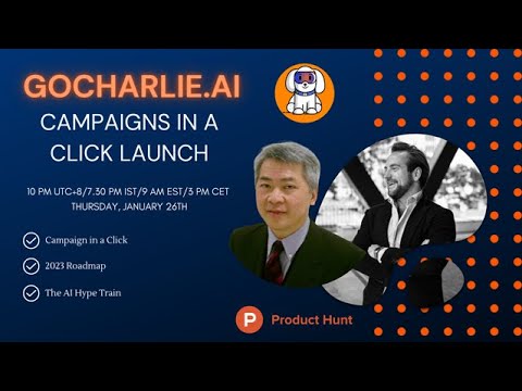 GoCharlie “Campaigns In A Click” Launch ~ AI Content Repurposing On Steroids