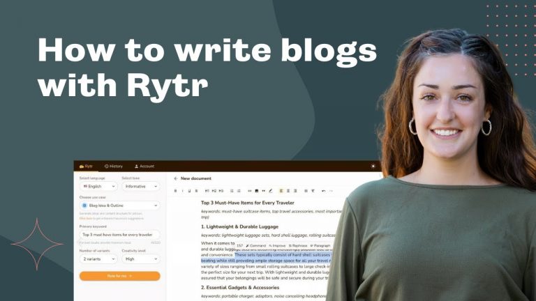 How to Write Blogs with Rytr AI – Full Review