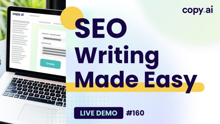 Make SEO Writing Easier with Copy.ai | Live Demo 160