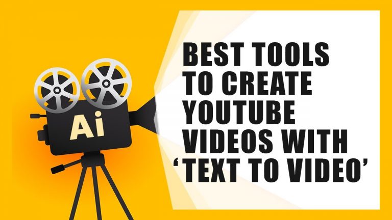 The Best Tools To Create YouTube Video With AI Using ‘Text To Video’