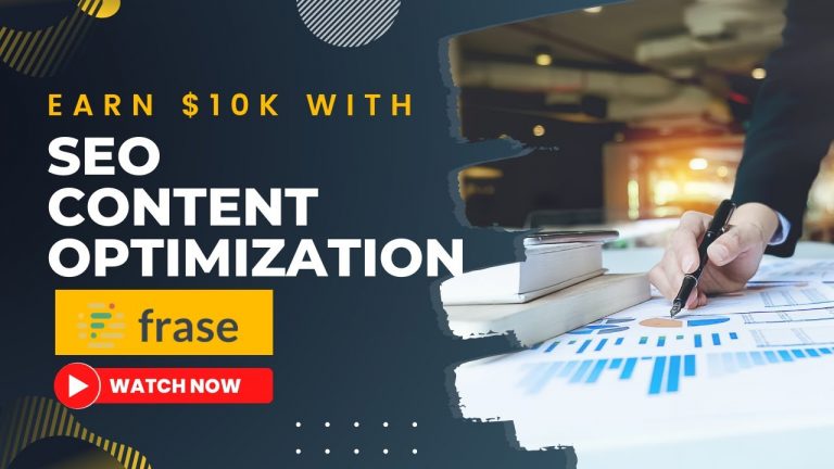 Earn 10K Dollars With Frase Powerful Optimization | Best AI SEO Content Optimization Tool | Frase io
