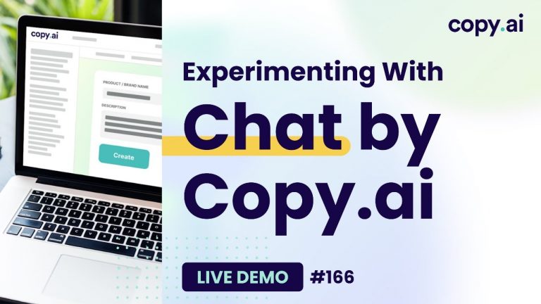 166: Experimenting With Chat by Copy.ai