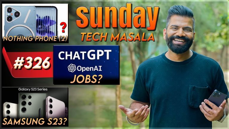 ChatGPT Vs Jobs? | Samsung S23? | Nothing Phone (2) | OnePlus 11? | STM 326 | Technical Guruji