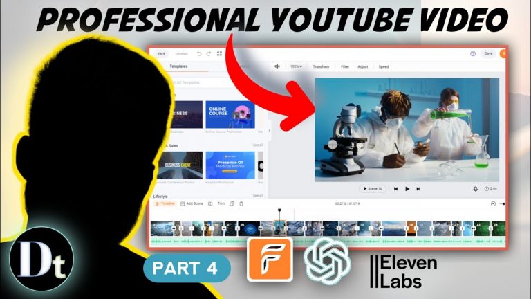 How to Create Professional Videos in Minutes with AI | ChatGPT and FlexClip Step by Step Tutorial