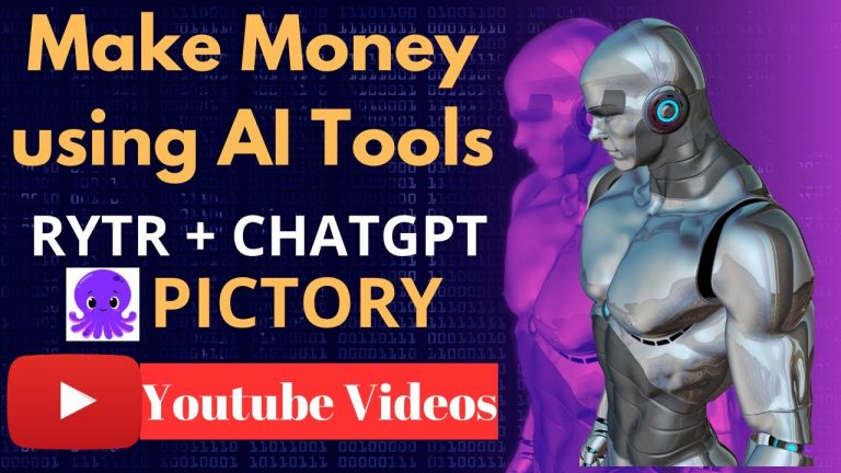 Make Money using AI Tool by Creating Video | Rytr, Chatgpt and Pictory | Youtube Video in 5 mins