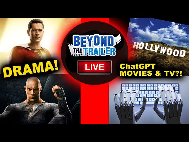 The Rock vs Zachary Levi over Shazam 2 Black Adam! ChatGPT aka Artificial Intelligence in Hollywood