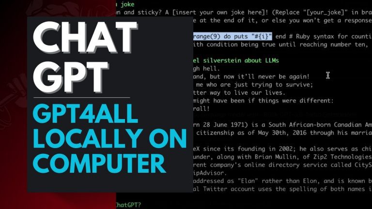 GPT4ALL – How to Install ChatGPT Locally for FREE