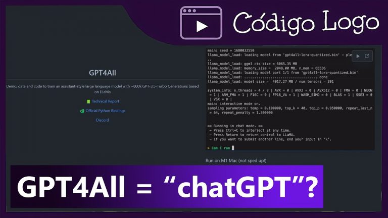 GPT4ALL O ChatGPT Open Source!