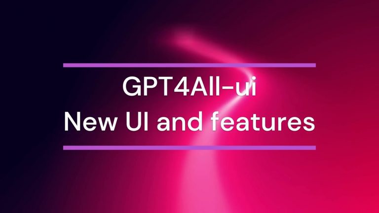 GPT4all UI update