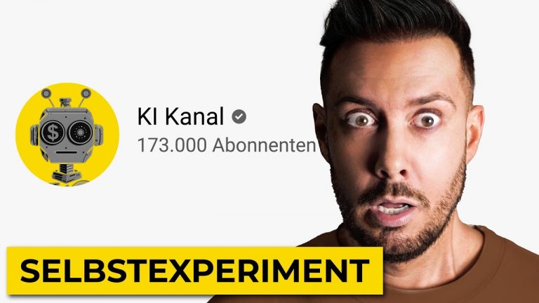 Ich habe einen YouTube Kanal nur mit KI gemacht!