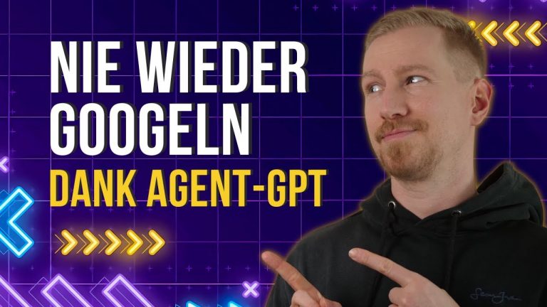 AGENT-GPT IST DER HAMMER | Ist Agent-GPT die Suchmaschine der Zukunft? Zeit sparen mit KI-Tool