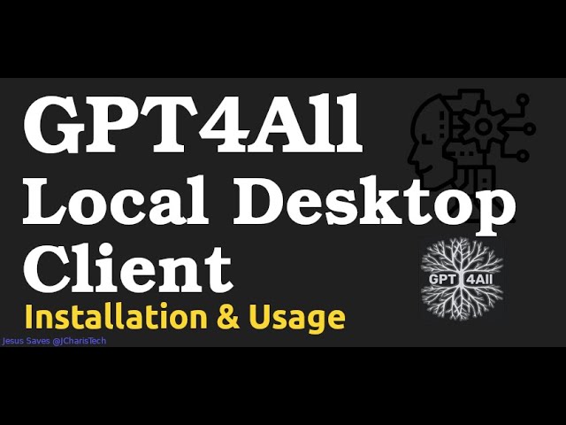 GPT4all Local Desktop Client – How to Install and Usage