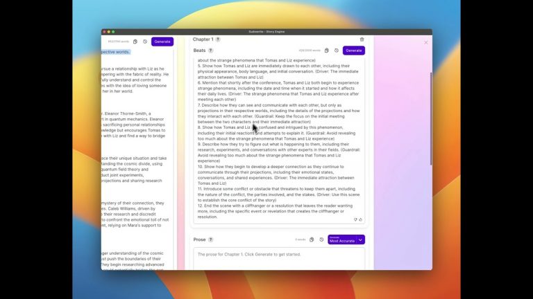 Introducing Sudowrite Story Engine