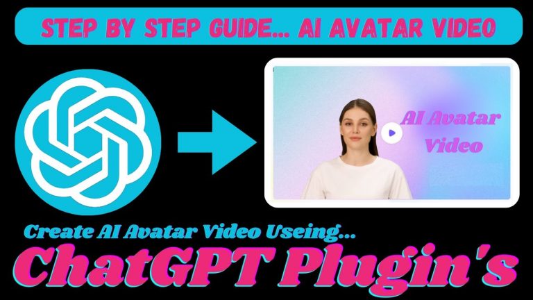 Creating AI Avatar Video with ChatGPT Plugins: A Complete Tutorial | ChatGPT Plugins Tutorials