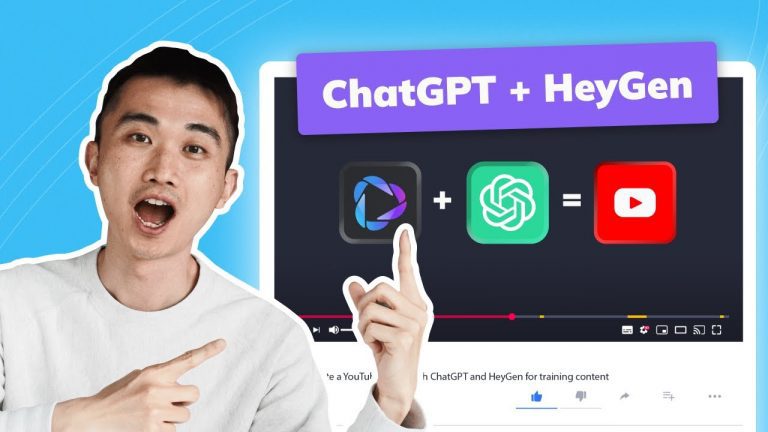 How to Create a YouTube Video Using ChatGPT and HeyGen for Training Content