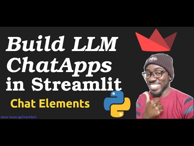 Build Chat Apps with Streamlit Chat Elements and GPT4All (LLM Apps)