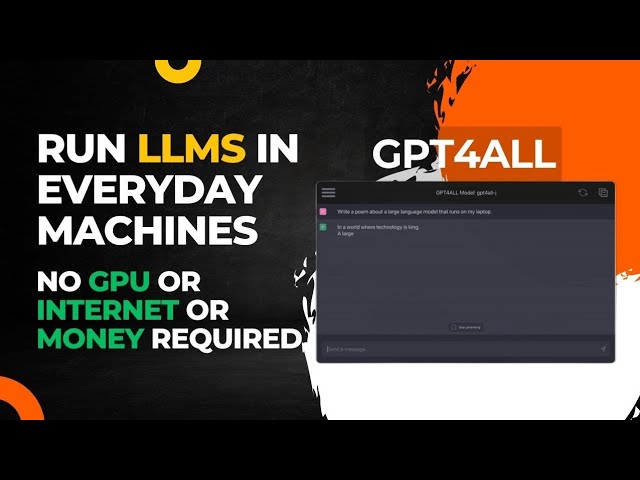 HOW TO RUN GPT4ALL LOCALLY IN YOUR MACHINE TO BUILD A QnA PROGRAM