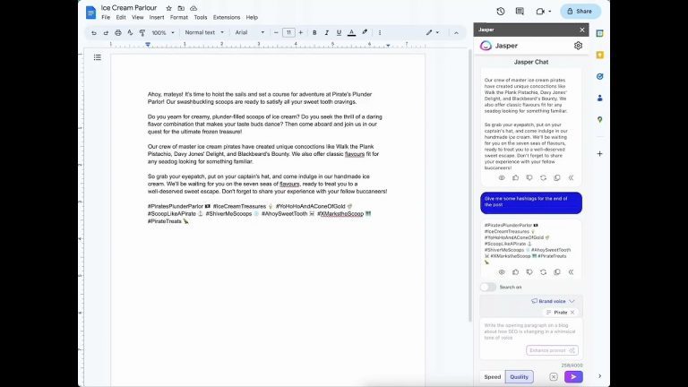 How the Jasper and Google Docs Integration Works (official)