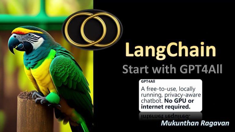 LangChain – Start with GPT4ALL Model