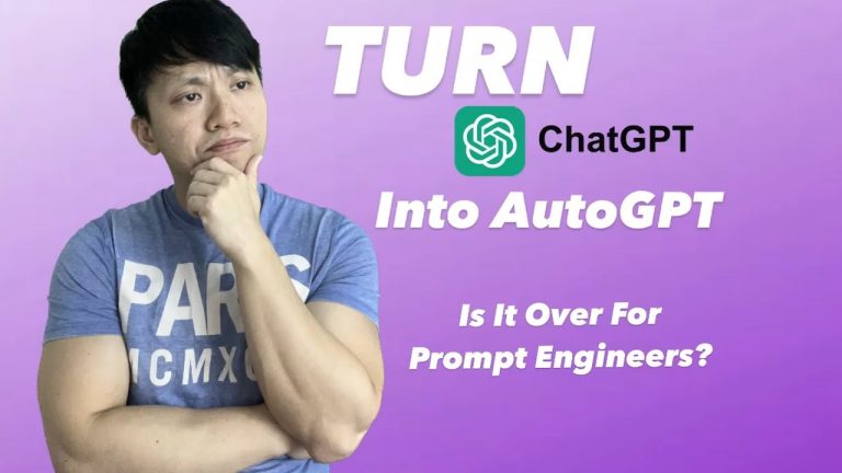 Turn Your ChatGPT into AutoGPT. This is the END for Prompt Engineering.