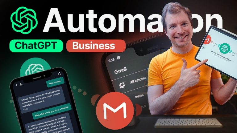 How I use AI to Automate Business Tasks with ChatGPT OpenAI