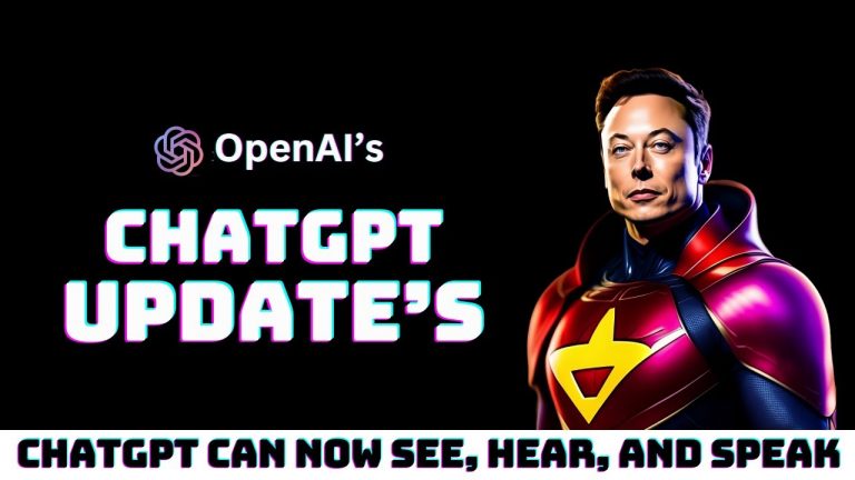 OpenAI’s ChatGPT Game-Changing Updates: Seeing, Hearing, Speaking!