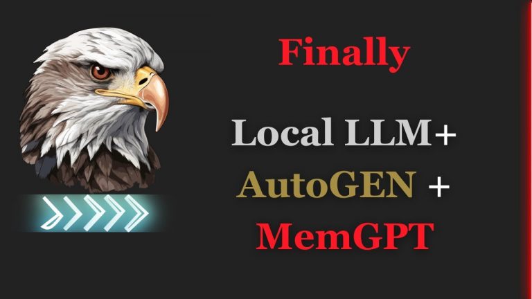 AutoGEN + MemGPT + Local LLM (Complete Tutorial)