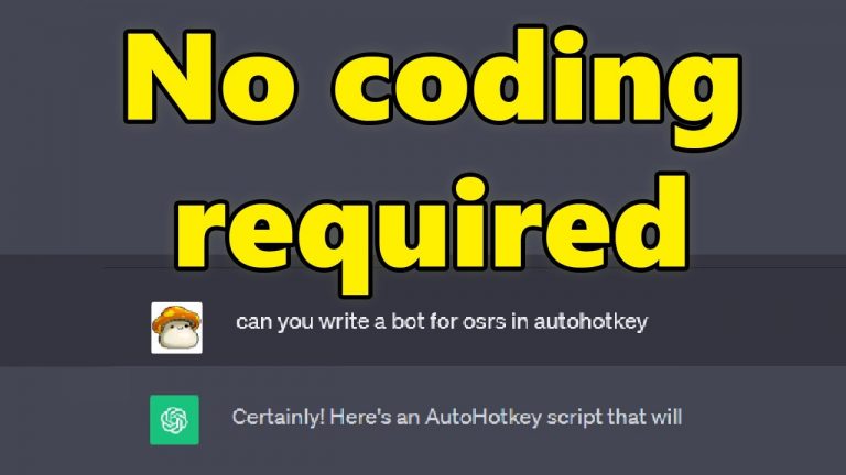 Can Chatgpt Write An Auto Clicker For Runescape? OSRS
