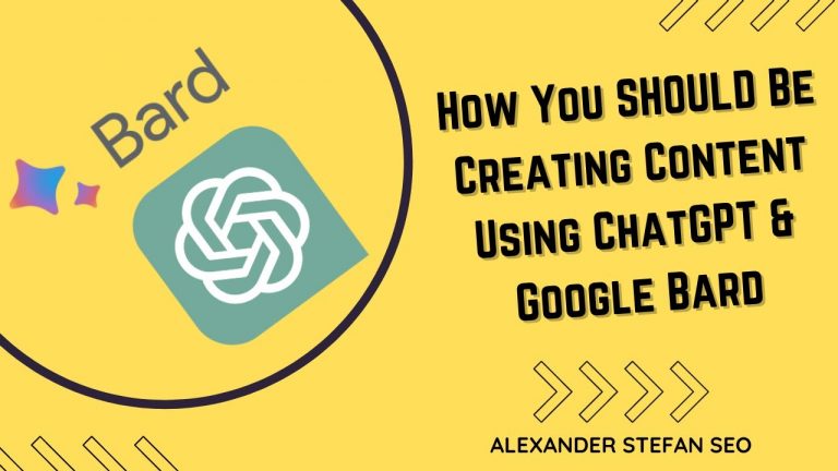 How You SHOULD Be Creating Content Using ChatGPT & Google Bard (Auto Blogging is Not Ideal)