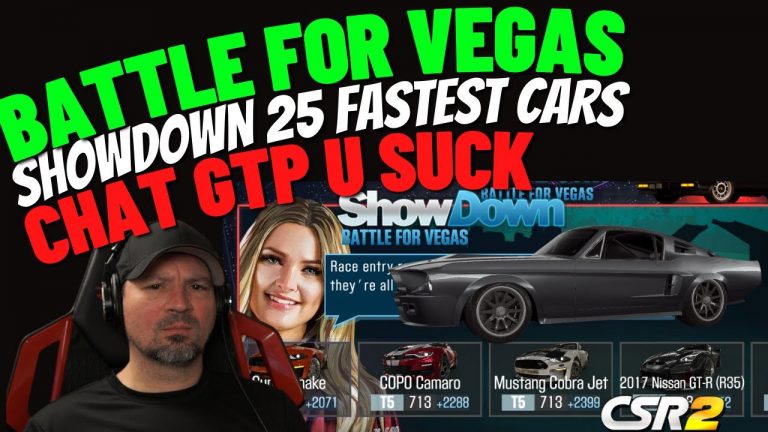 CSR2 Battle For Vegas Showdown Fastest Cars – Chat Gpt Sucks