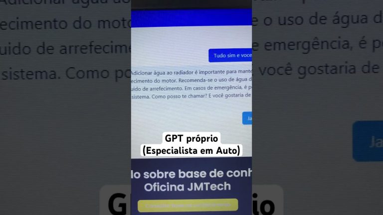 GPT próprio, especialista em auto. #gpt #assistant