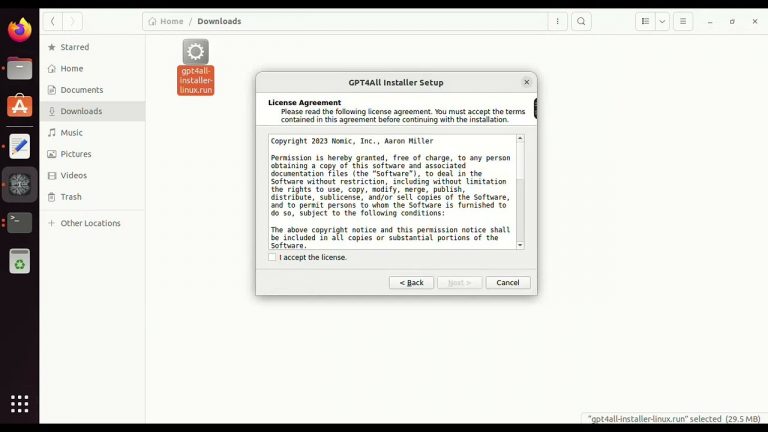 How to Install GPT4All in Ubuntu 22.04