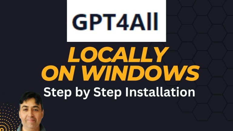 Install GPT4All Locally on Windows