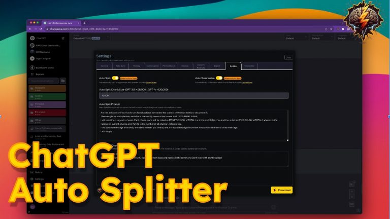 Maximize Your ChatGPT Experience: Mastering Auto Split and Summarize with Superpower ChatGPT