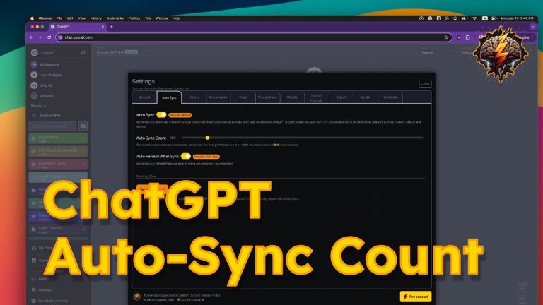 Maximizing ChatGPT Performance: Auto-Sync and Auto-Sync Count Explained