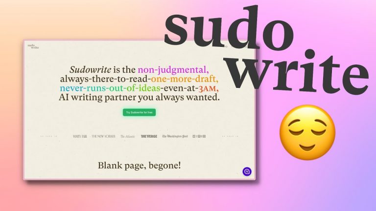 Sudowrite Simplified – Learn to Use AI Writing Tools in 11 Minutes