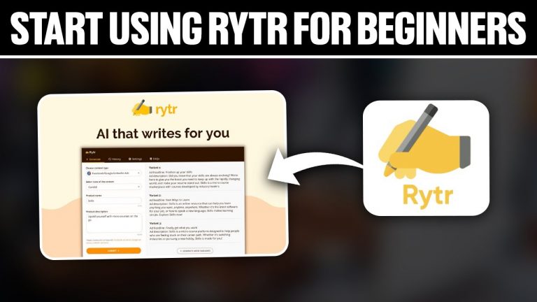 How To Start Using Rytr For Beginners 2024! (Full Tutorial)