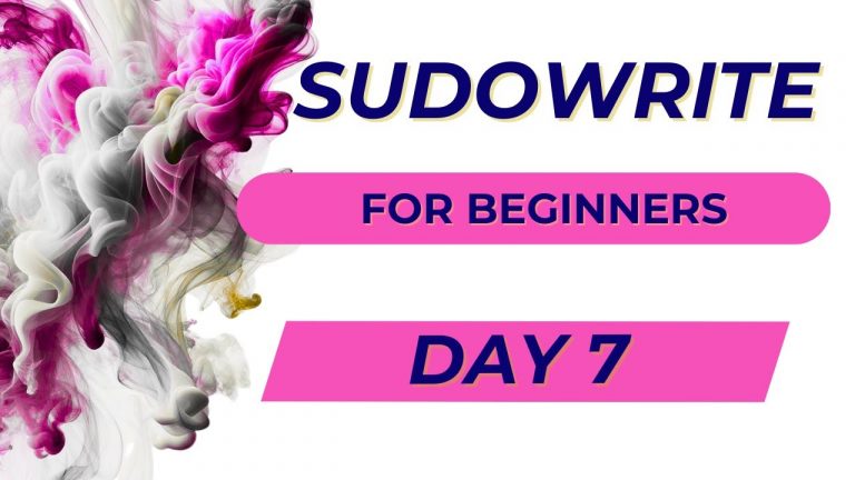 Part 7 : How To Use Sudowrite – Creating Folders and Importing