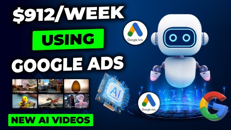 Get Paid $912 Per Week With Google Ads Using AI Videos (Make Money with Google!)