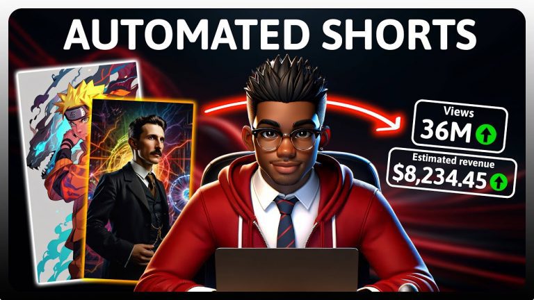 How to Make Viral MONETIZABLE Shorts Using AI – Full Course