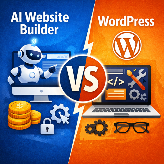 AI Website Builder vs WordPress Cost, Control, and Ease of Use Compared