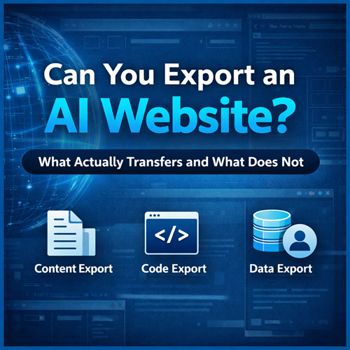 Can You Export an AI Website