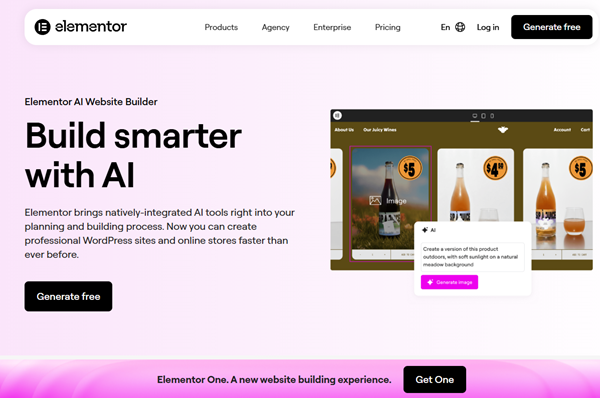 Elementor AI Website Builder