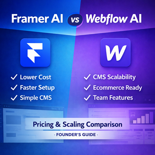 Framer AI vs Webflow AI
