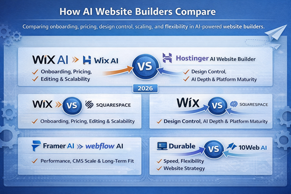 How AI Website Builders Compare